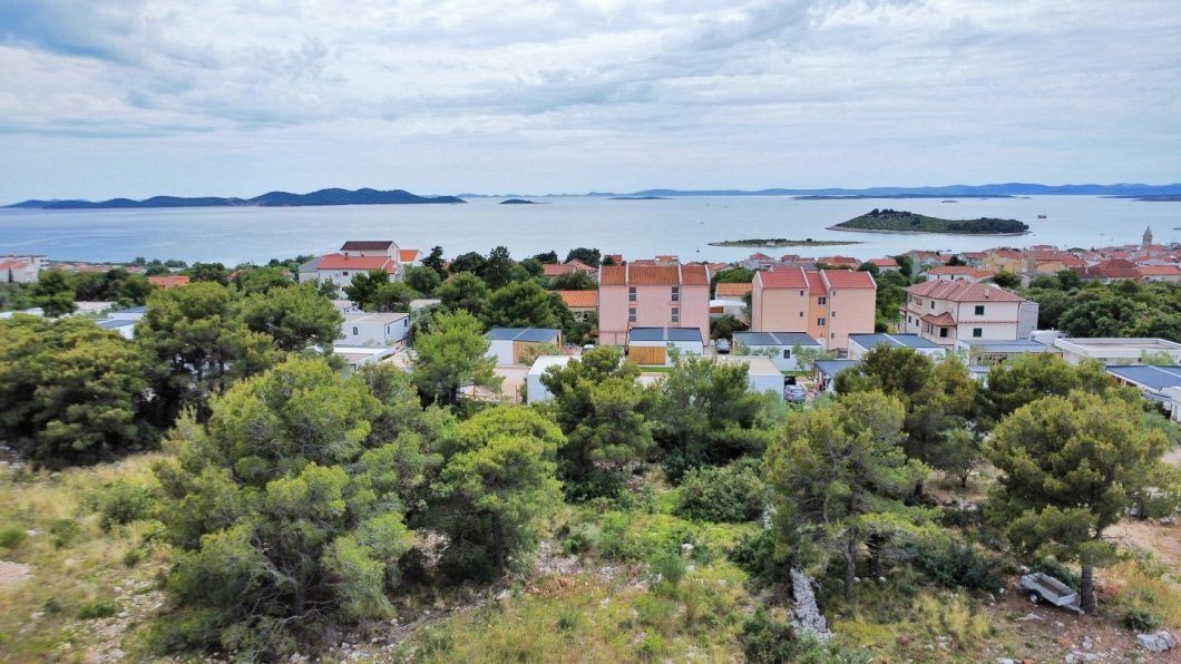 pozemek – Stavební pozemek s výhledem na moře – Pakoštane, Zadar, Pakoštane, Chorvatsko – foto 1