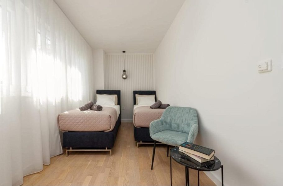 byt – Luxusní dvoupodlažní apartmán s bazénem, pouhých 50 m od moře - Privlaka , Privlaka, Chorvatsko – foto 25
