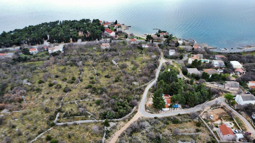 pozemek – Stavební pozemek 200 metrů od moře – Tribanj, Zadar, Starigrad, Chorvatsko – foto 1