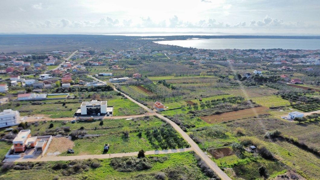 pozemek – Stavební pozemek s projektem a výhledem na moře - Vrsi/Zadar, Vrsi, Chorvatsko – foto 1