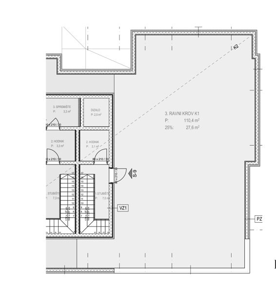 byt – Luxusní penthouse s panoramatickým výhledem na město - Vidikovac/Zadar , Zadar, Chorvatsko – foto 22