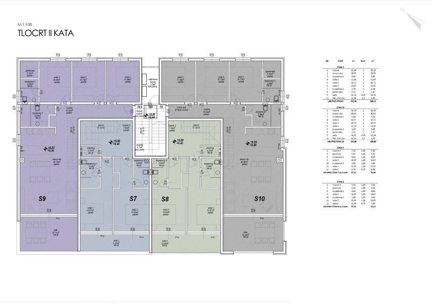 byt – Tříúrovňový apartmán ve výstavbě 100 m od moře, S7 - Zadar/Privlaka, Privlaka, Chorvatsko – foto 5