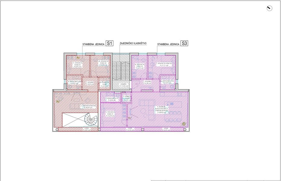 byt – Luxusní apartmán s výhledem na moře (novostavba, 3 ložnice, garáž) - Diklo , Zadar, Chorvatsko – foto 20