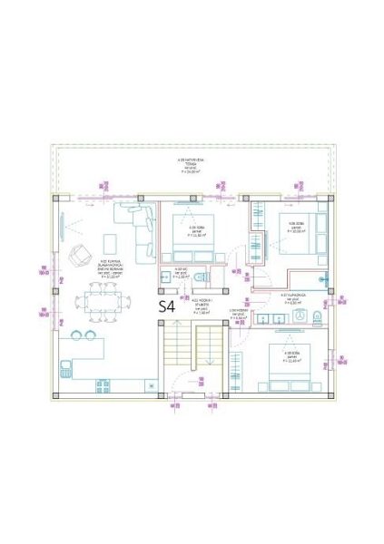 byt – Penthouse ve výstavbě ( 2. řada od moře, výhled na moře, 106 m²) - Maslenica, Rovanjska, Jasenice, Chorvatsko – foto 10