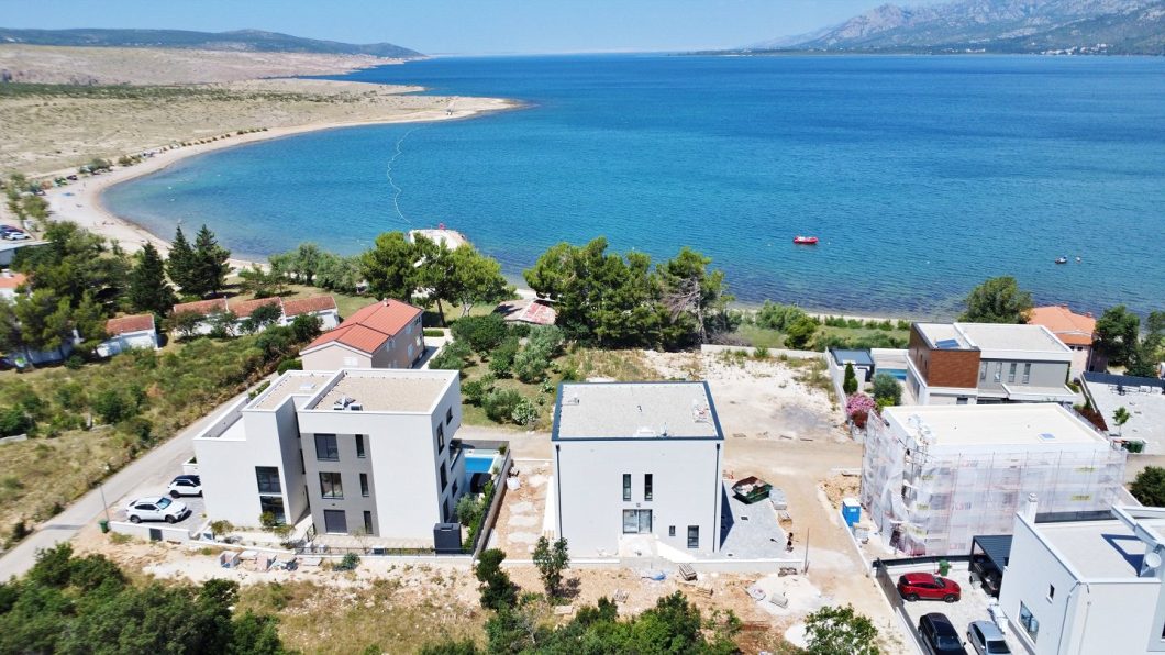 byt – Penthouse ve výstavbě ( 2. řada od moře, výhled na moře, 106 m²) - Maslenica, Rovanjska, Jasenice, Chorvatsko – foto 1
