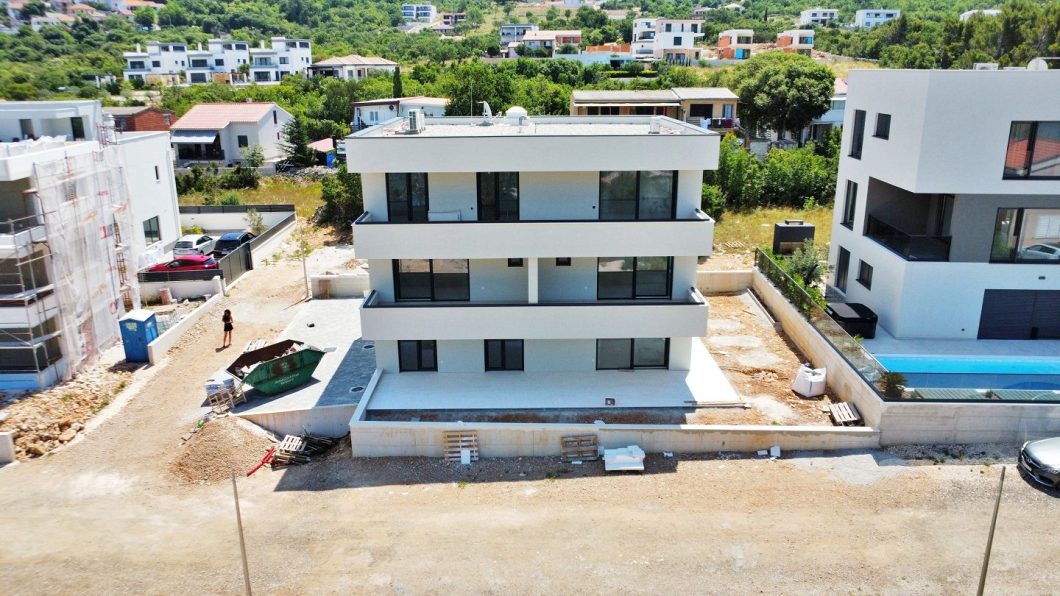 byt – Penthouse ve výstavbě ( 2. řada od moře, výhled na moře, 106 m²) - Maslenica, Rovanjska, Jasenice, Chorvatsko – foto 2