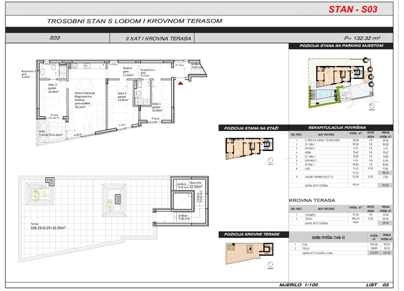 byt – Prostorný apartmán, 40 m od moře  - Sukošan, Sukošan, Chorvatsko – foto 13