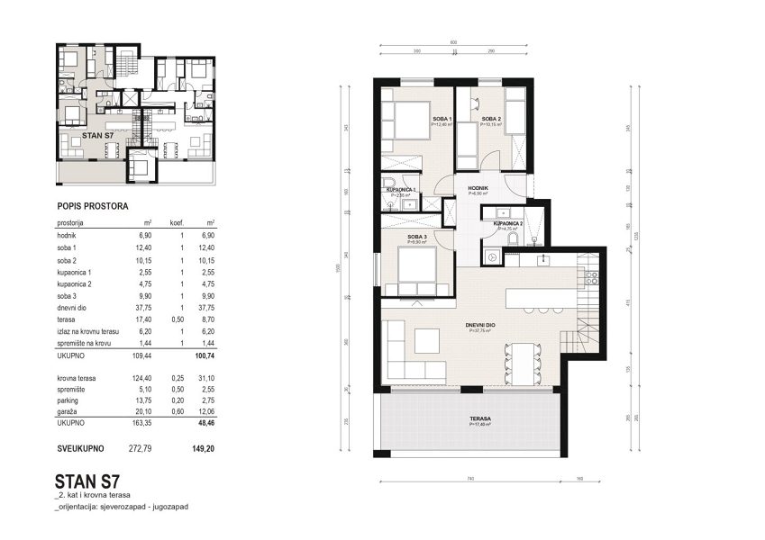 byt – Penthouse v novostavbě s výhledem na moře - Diklovac, Penthouse, Zadar, Chorvatsko – foto 26