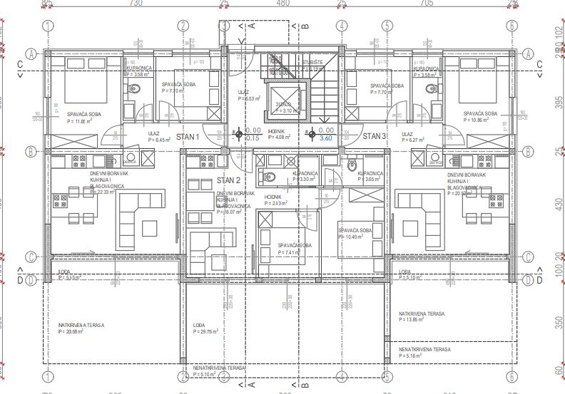 byt – Apartmán  2.řada u moře - Zaton/Zadar , Nin, Chorvatsko – foto 21