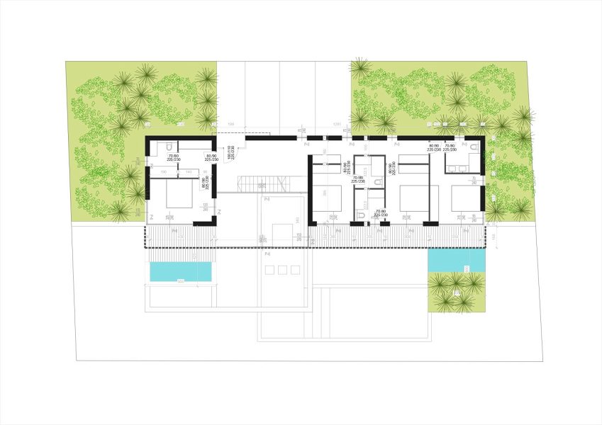 pozemek – Stavební pozemek s projektem vily a výhledem na moře – Maslenica, Zadar, Jasenice, Chorvatsko – foto 10