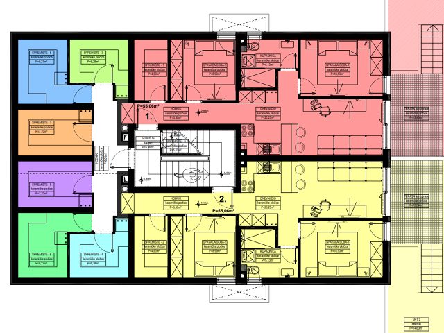 Půdorysy 4 – byt Byt Pag - ostrov