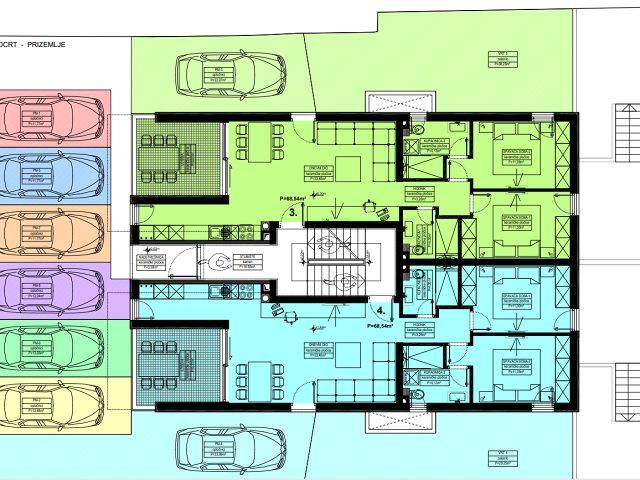 Půdorysy 1 – byt Byt Pag - ostrov