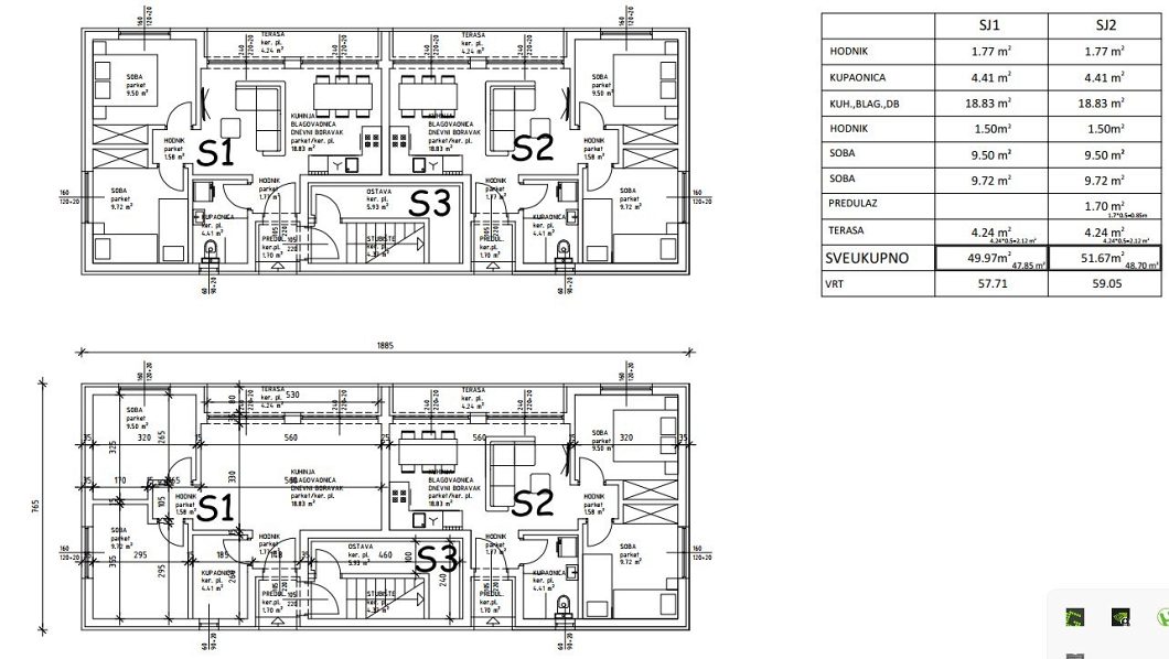 byt – Byt v novostavbě Privlaka, Privlaka, Chorvatsko – foto 8