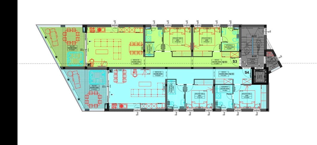 byt – Apartmán, 1. řada u moře s výhledem - Pag,/Mandre (Zadar), Pag, Chorvatsko – foto 12