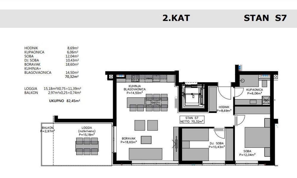 byt – Byt v novostavbě Privlaka, Privlaka, Chorvatsko – foto 12