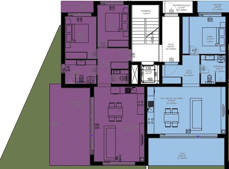 byt – Byt v novostavbě Sveti Filip i Jakov, Sveti Filip i Jakov, Chorvatsko – foto 14