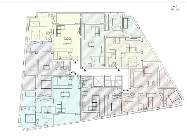 Půdorysy 1 – byt Byt v novostavbě Zadar - Vidikovac