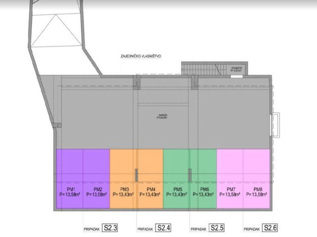 Půdorysy 1 – byt Byt v novostavbě Zadar - Plovanija 2