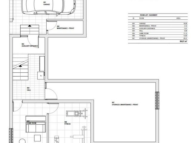 Půdorysy 1 – dům Samostatně stojící dům Zadar