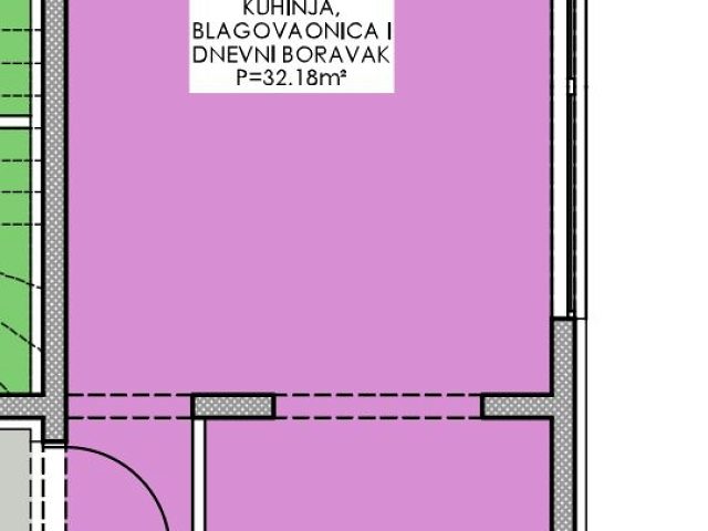 Půdorysy 1 – byt Byt v apartmánové vile