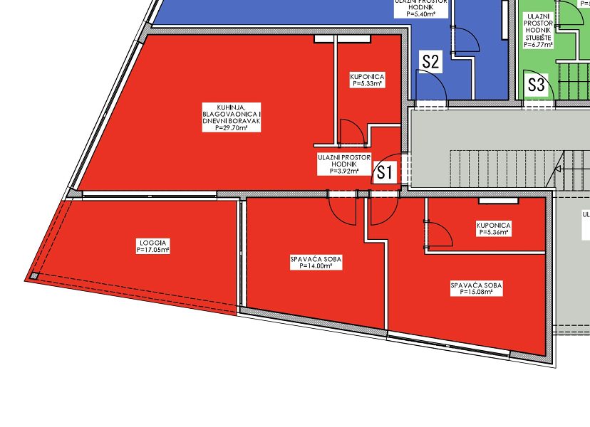 byt – Byt v apartmánové vile, Privlaka, Chorvatsko – foto 8