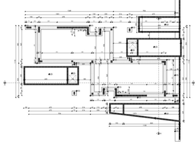 Půdorysy 1 – dům Dvojdomek na ostrově Vir