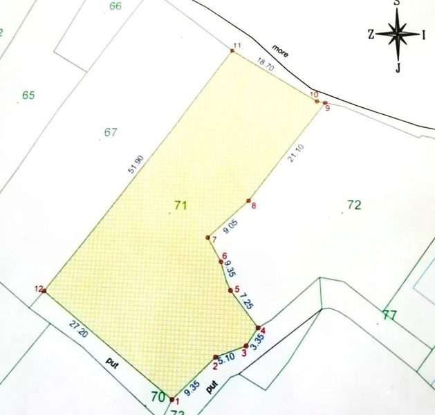 pozemek – Vila Pašman - projekt, Nevidane, Chorvatsko – foto 6