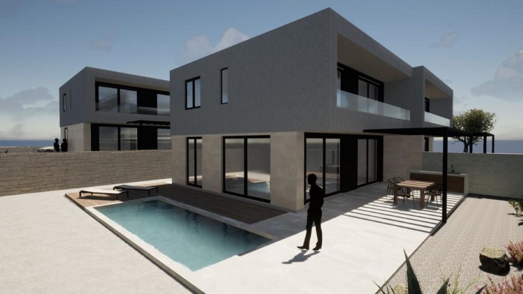 dům – Luxusní dvojvily s bazény v Bibinje, Bibinje, Chorvatsko – foto 1