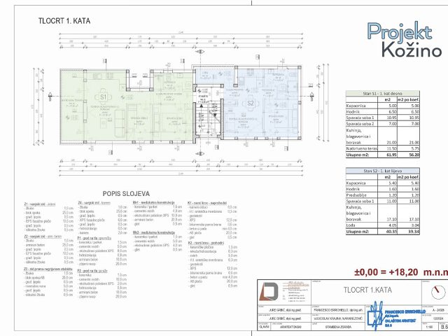 Půdorysy 3 – byt Byt Kožino
