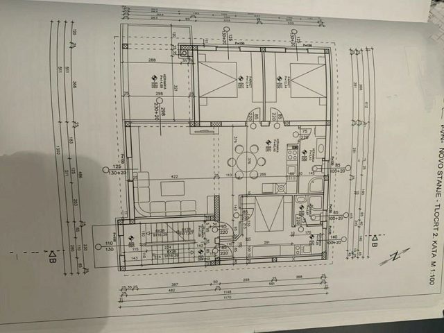 Půdorysy 2 – dům Apartmánový dům Vodice