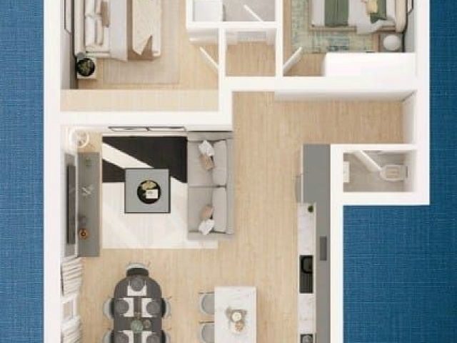 Půdorysy 2 – byt Byt v novostavbě Zadar - Stanovi