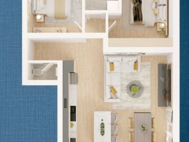 Půdorysy 2 – byt Byt v novostavbě Zadar - Stanovi