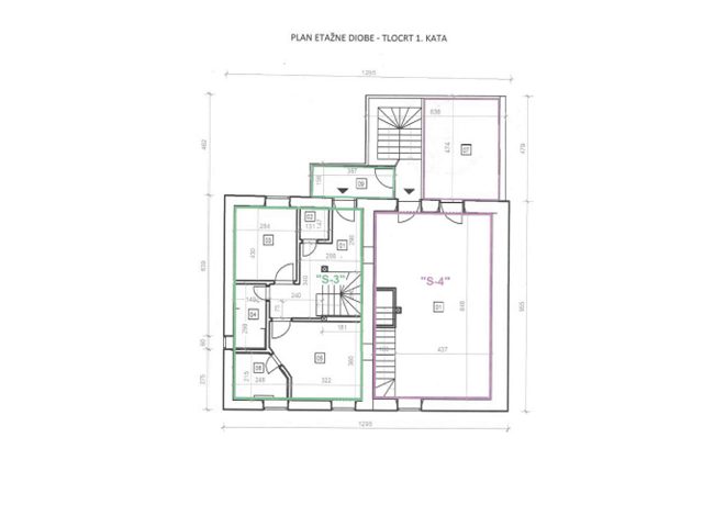 Půdorysy 1 – byt Mezonetový byt  Poljana 2