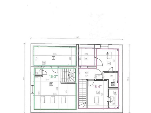 Půdorysy 2 – byt Mezonetový byt  Poljana 2