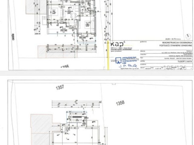 Půdorysy 1 – byt Apartmánový dům Privlaka