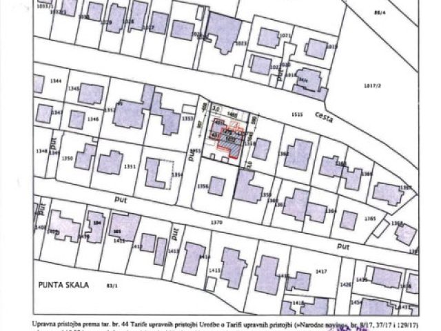 Půdorysy 2 – byt Apartmánový dům Privlaka