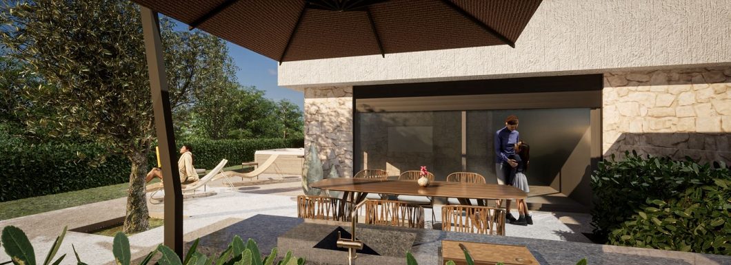 pozemek – Stavební pozemek Kožino 1.582 m² včetně projektu a stavebního povolení, Kožino, Chorvatsko – foto 7