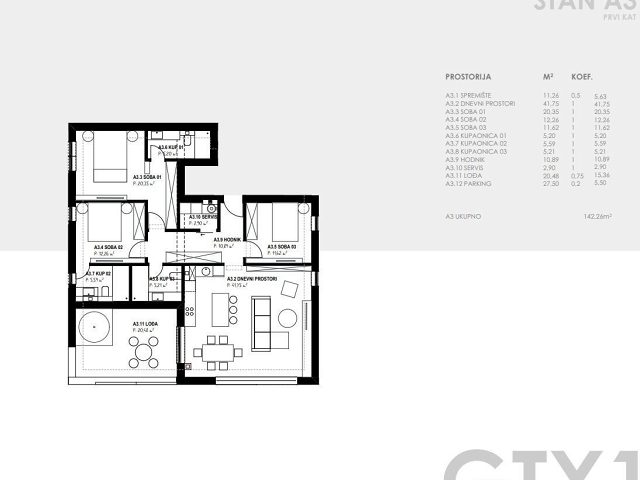 Půdorysy 4 – pozemek Stavební pozemek Kožino 1.582 m² včetně projektu a stavebního povolení