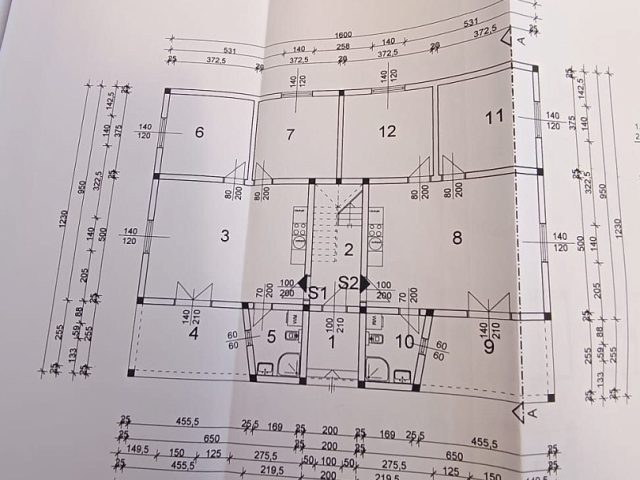 Půdorysy 3 – dům Komfortní dům se 4 apartmány u moře na Viru