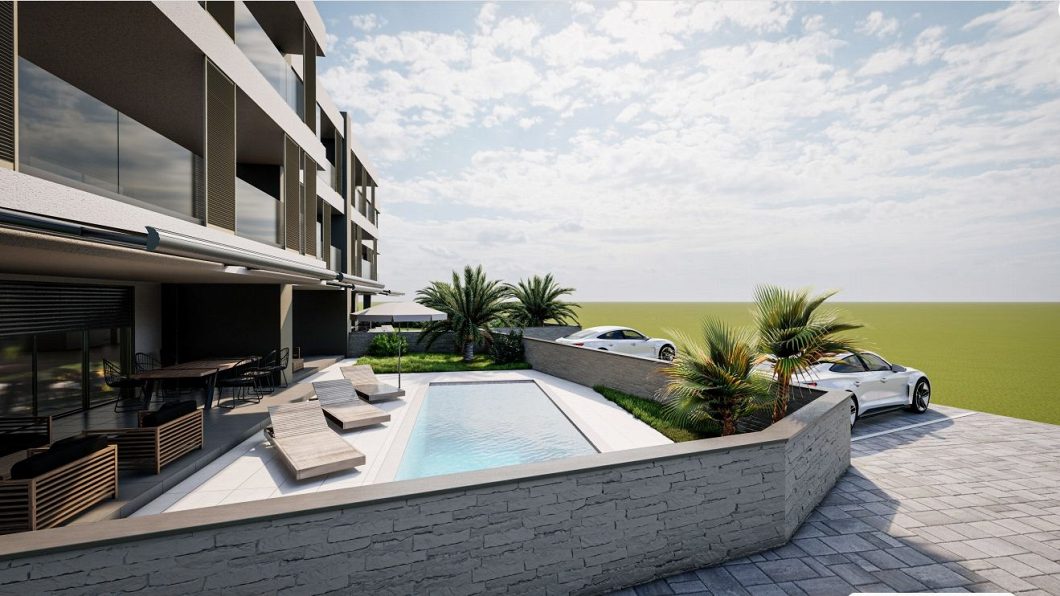 byt – Exkluzivní apartmán v první řadě k moři v zátoce Zaton 2, Zaton, Chorvatsko – foto 14