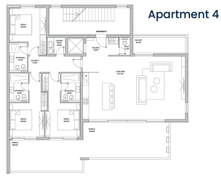 byt – Exkluzivní apartmán v první řadě k moři v zátoce Zaton 2, Nin, Chorvatsko – foto 20