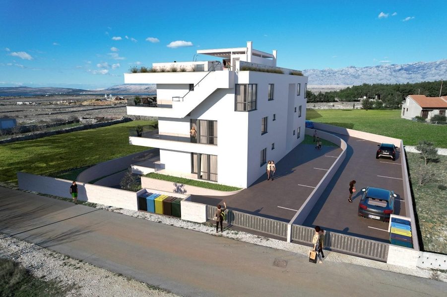 byt – Apartmán s výhledem na moře v prvním patře Povljana, Povljana, Chorvatsko – foto 8