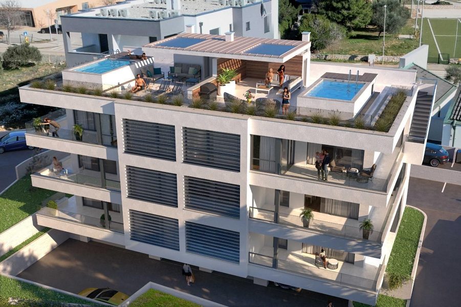 byt – Apartmán s výhledem na moře v prvním patře Povljana, Povljana, Chorvatsko – foto 3