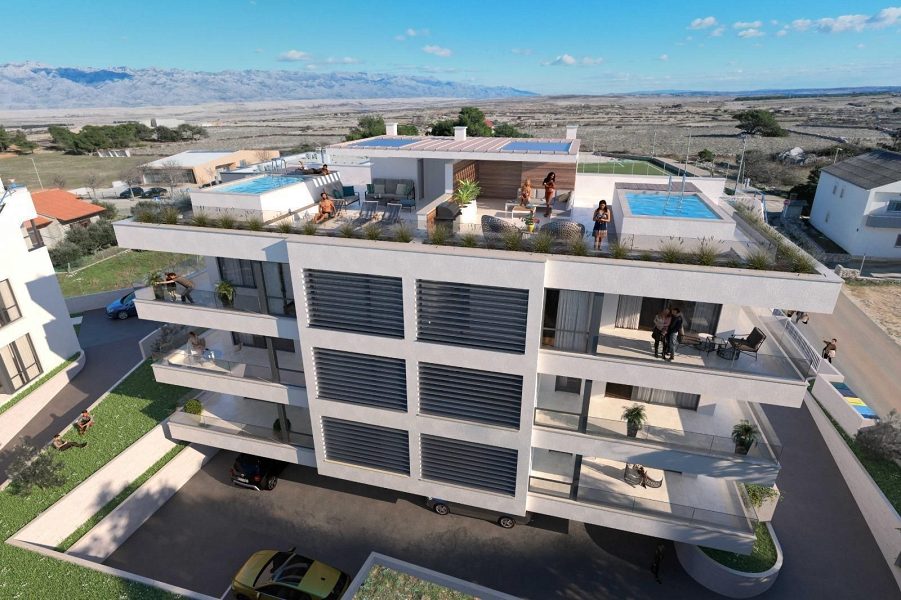 byt – Apartmán s výhledem na moře v prvním patře Povljana, Povljana, Chorvatsko – foto 5