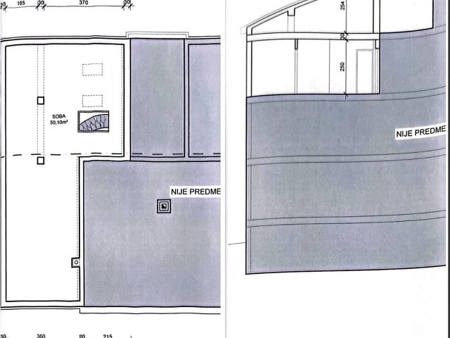 Půdorysy 2 – byt Byt u moře Kožino S3