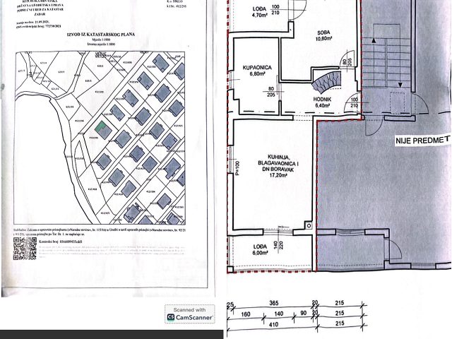 Půdorysy 1 – byt Byt u moře Kožino S3
