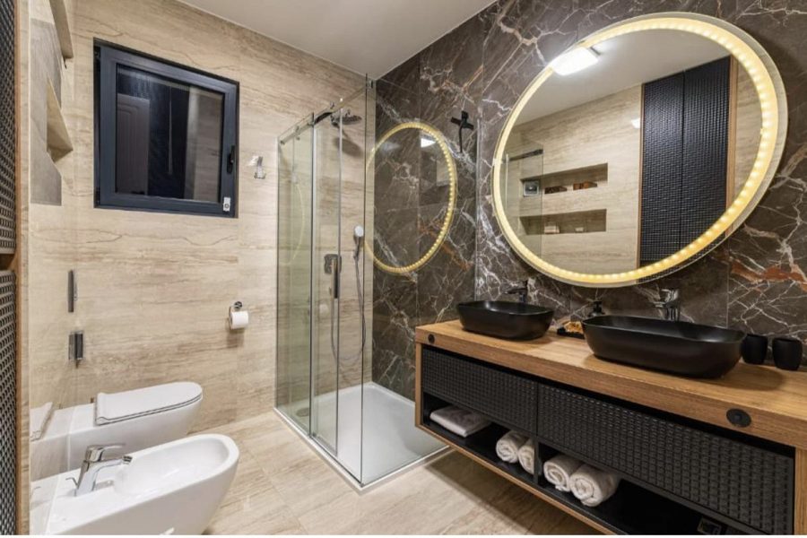 byt – Apartmán s velkou střešní terasou  a s úžasným výhledem na moře, Sukošan, Chorvatsko – foto 17