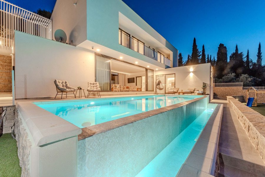 dům – Luxusní vila v Preku s panoramatickým výhledem na moře, Preko, Chorvatsko – foto 1