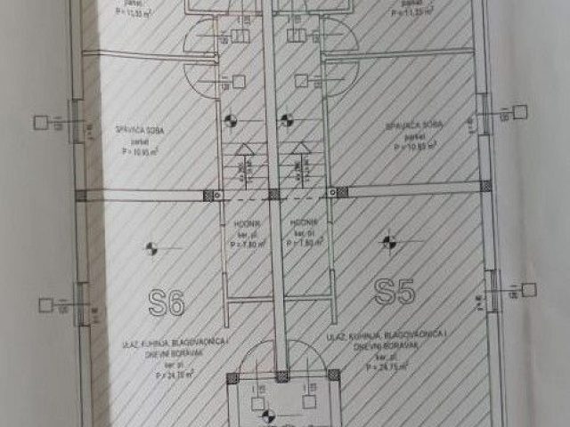 Půdorysy 1 – byt Moderní apartmán s otevřeným výhledem na moře Sveti Filip i Jakov