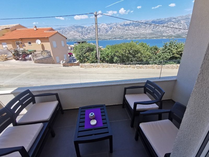 byt – Apartmán s terasou a výhledem na moře Posedarje, Vinjerac, Chorvatsko – foto 3